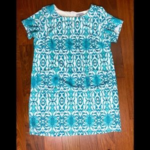 Danny & Nicole Turquoise white Dress Sz. 2x